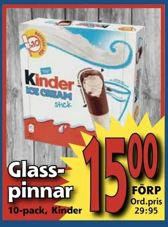 Supergrossen Glasspinnar erbjuda