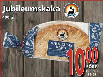 Supergrossen Jubileumskaka erbjuda