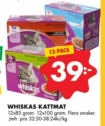 ÖoB Whiskas kattmat erbjuda