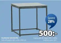JYSK Oldhuse sidobord erbjuda