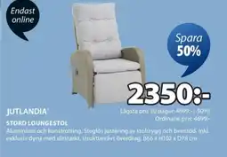 JYSK JUTLANDIA Stord loungestol erbjuda