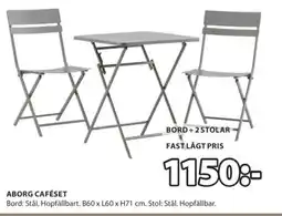 JYSK Aborg caféset erbjuda