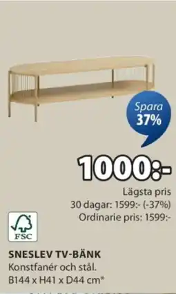 JYSK Sneslev tv-bänk erbjuda