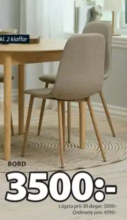 JYSK Bistrup stol erbjuda