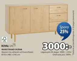 JYSK Marstrand skänk erbjuda