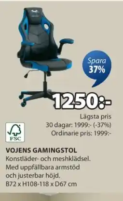 JYSK Vojens gamingstol erbjuda