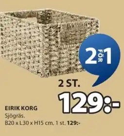 JYSK Eirik korg erbjuda