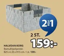 JYSK Halvdan korg erbjuda