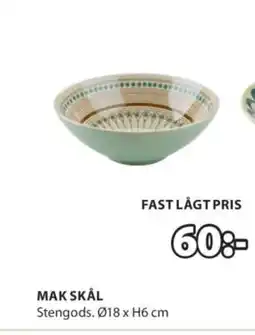 JYSK Mak skål erbjuda