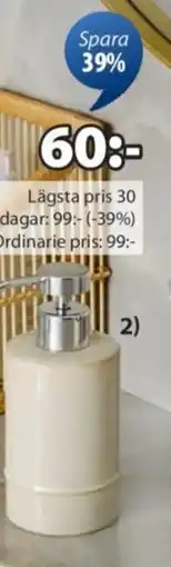 JYSK Smedby tvålpump erbjuda