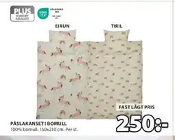 JYSK Påslakanset i bomull erbjuda