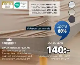 JYSK Vivian formsytt lakan erbjuda