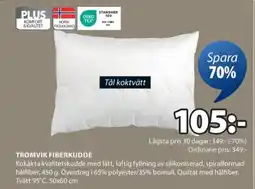 JYSK Tromvik fiberkudde erbjuda