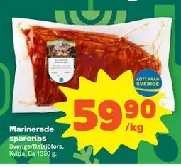 Stora Coop Marinerade spareribs erbjuda