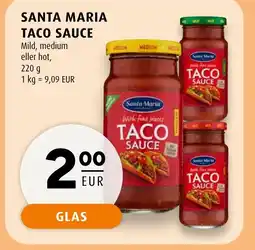 Scandinavian Park SANTA MARIA Taco sauce erbjuda