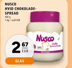 Scandinavian Park NUSCO Hvid chokolade-spread erbjuda