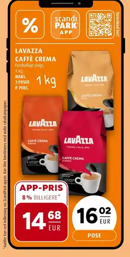 Scandinavian Park LAVAZZA Caffè crema erbjuda