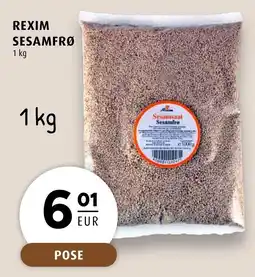 Scandinavian Park Rexim sesamfrø erbjuda