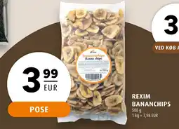 Scandinavian Park REXIM Bananchips erbjuda
