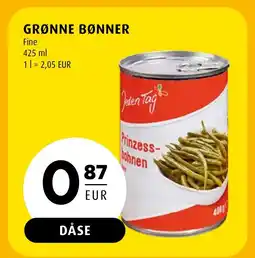 Scandinavian Park Grønne bønner erbjuda