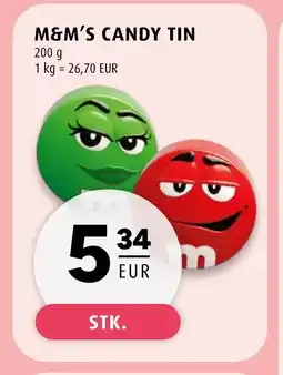 Scandinavian Park M&M'S Candy tin erbjuda
