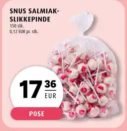 Scandinavian Park Snus salmiak- slikkepinde erbjuda