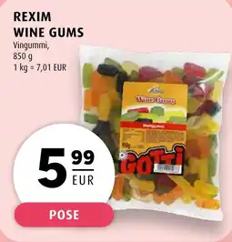 Scandinavian Park REXIM Wine gums erbjuda