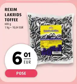 Scandinavian Park REXIM Lakrids toffee erbjuda