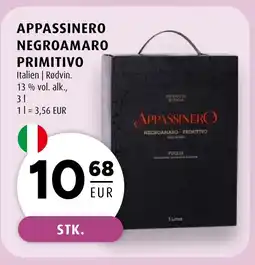 Scandinavian Park APPASSINERO Negroamaro primitivo erbjuda