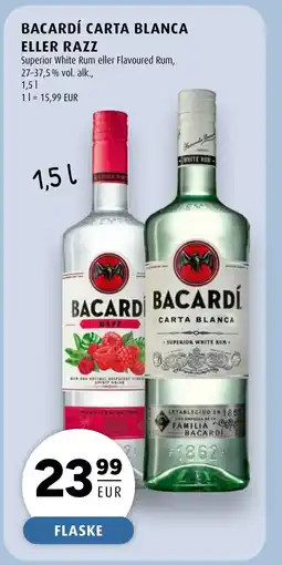 Scandinavian Park Bacardi carta blanca eller razz erbjuda