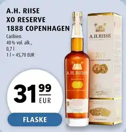 Scandinavian Park A.H. RIISE Xo reserve 1888 copenhagen erbjuda