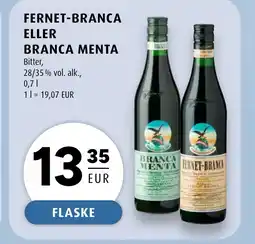Scandinavian Park Fernet-branca eller branca menta erbjuda
