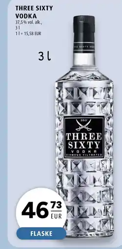 Scandinavian Park Three sixty vodka erbjuda