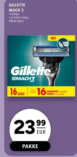 Scandinavian Park GILLETTE Mach 3 erbjuda