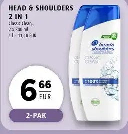 Scandinavian Park Head & shoulders 2 in 1 erbjuda