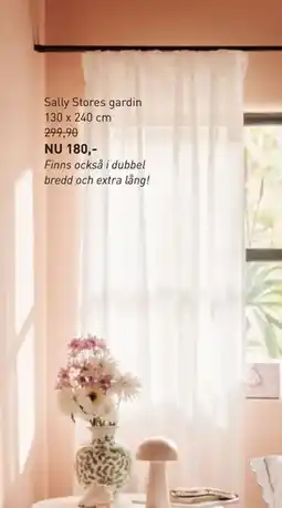 Hemtex Sally Stores gardin erbjuda