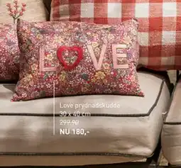 Hemtex Love prydnadskudde erbjuda