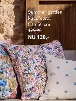 Hemtex Summer garden kuddfodral 50 x 50 cm erbjuda