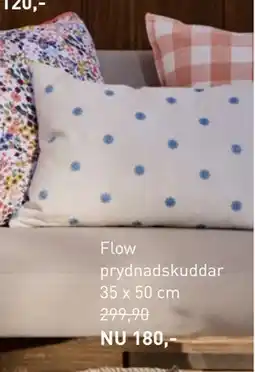 Hemtex Flow prydnadskuddar 35 x 50 cm erbjuda