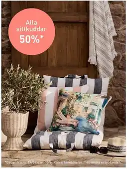 Hemtex Alla sittkuddar erbjuda