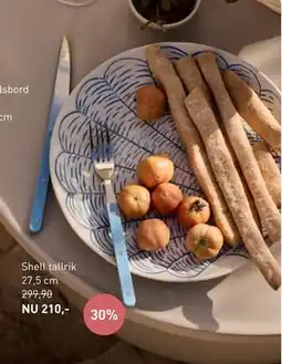 Shell tallrik 27,5 cm