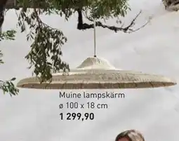 Hemtex Muine lampskärm ø 100 x 18 cm erbjuda