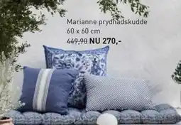 Hemtex Marianne prydnadskudde 60 x 60 cm erbjuda