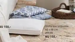Hemtex Stella box sittkudde 48 x 48 cm erbjuda