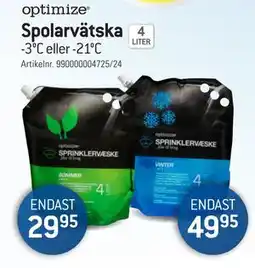 thansen Spolarvätska erbjuda
