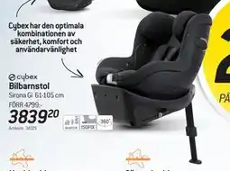 thansen Bilbarnstol erbjuda