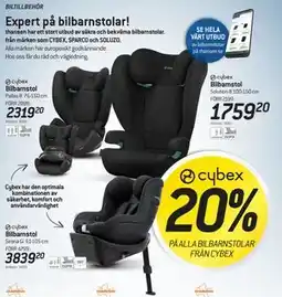 thansen 20% PÅ ALLA BILBARNSTOLAR FRÅN CYBEX erbjuda