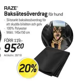 thansen Baksätesöverdrag erbjuda