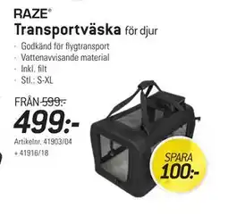 thansen Transportväska erbjuda