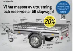 thansen 20% PÅ SLÄPVAGNSNÄT erbjuda